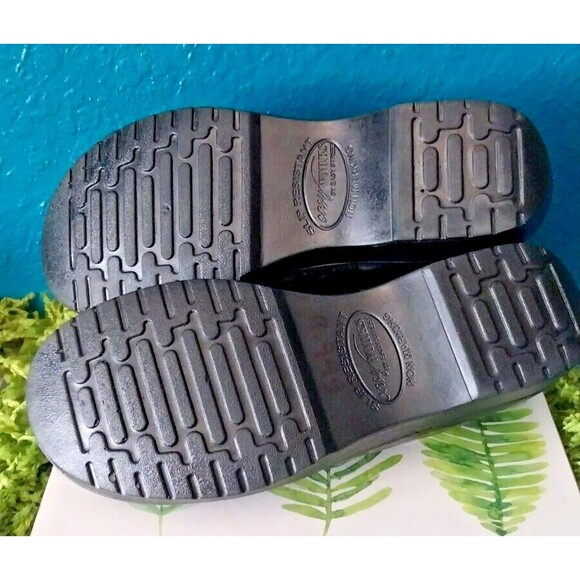 Easy Street Easy Works Tiffany Black/Silver Patent Women's Work Clogs-Sz 7 - Picture 7 of 7